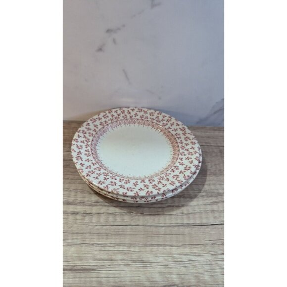 English Ironstone Tableware Provence Red Bread & Butter Plate set of 3 - Picture 6 of 8